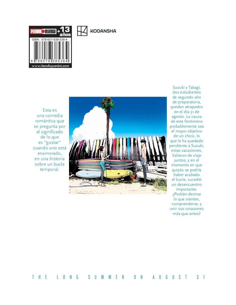 Manga The Long Summer on August 31 N.5 Manga The Long Summer on August 31 N.5