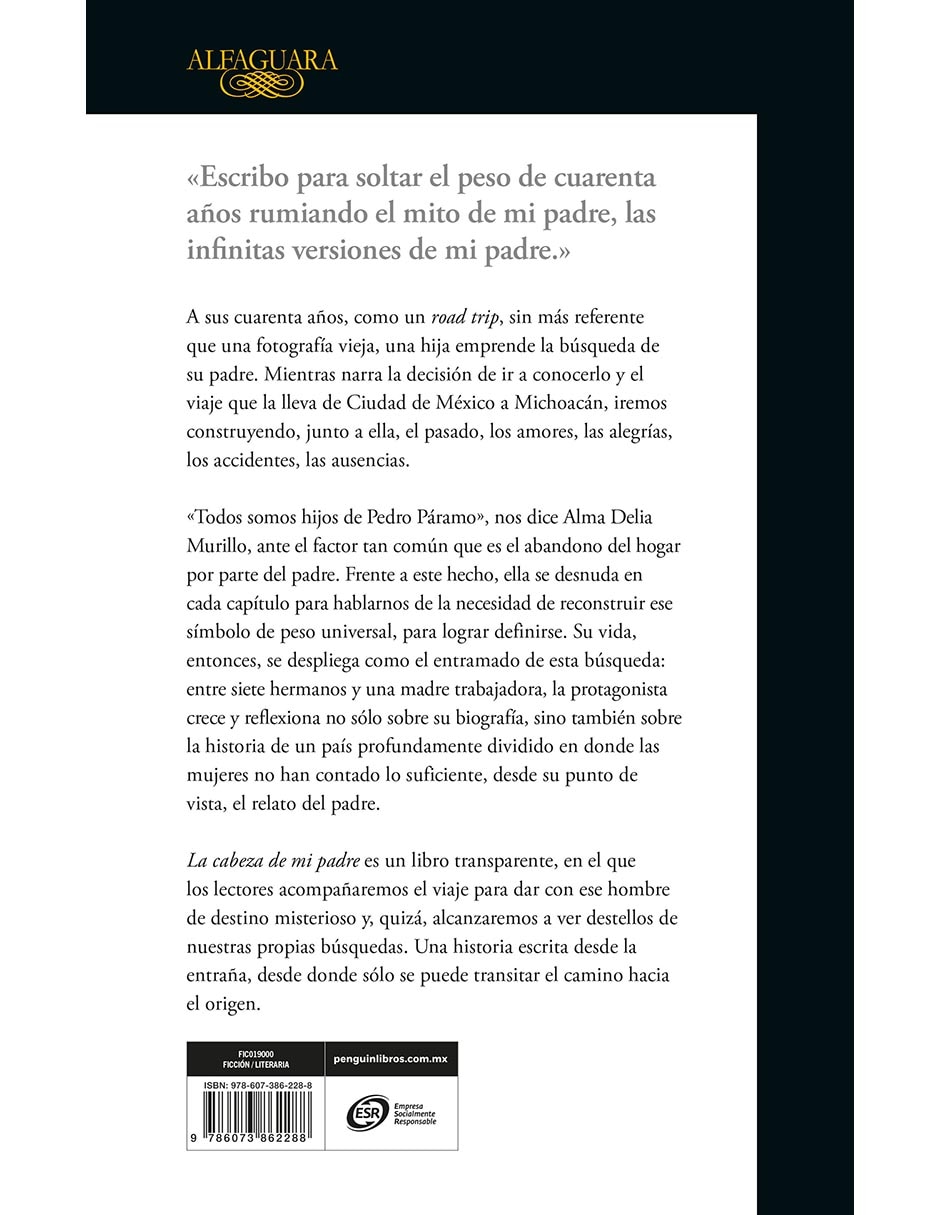 Libro la cabeza de mi padre de alma delia murillo Libro la cabeza de mi padre de alma delia murillo