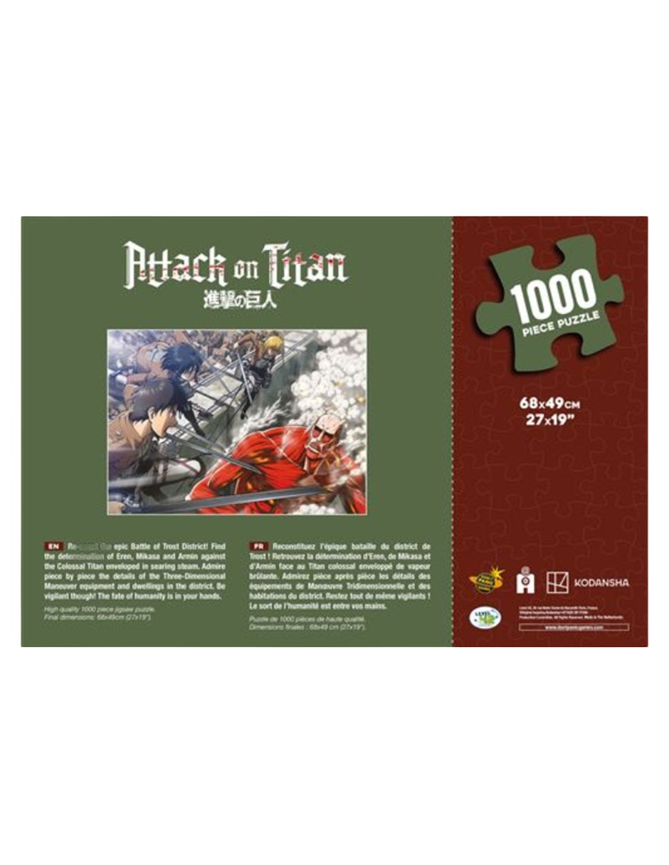Rompecabezas anime Attack on Titan 1000 piezas