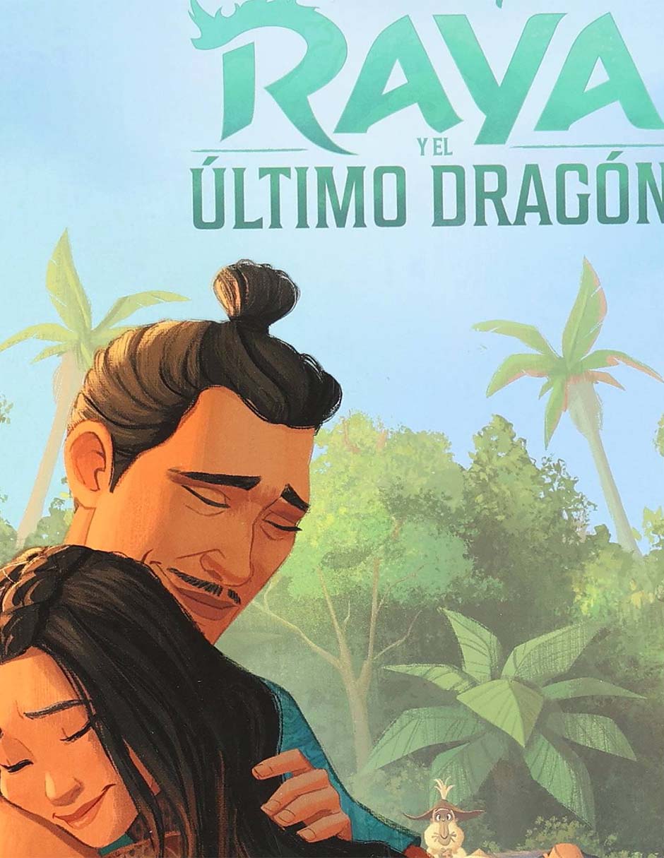 Set 4 libros Raya y el Último Dragón + Red + El Rey León + Lilo & Stitch de 4