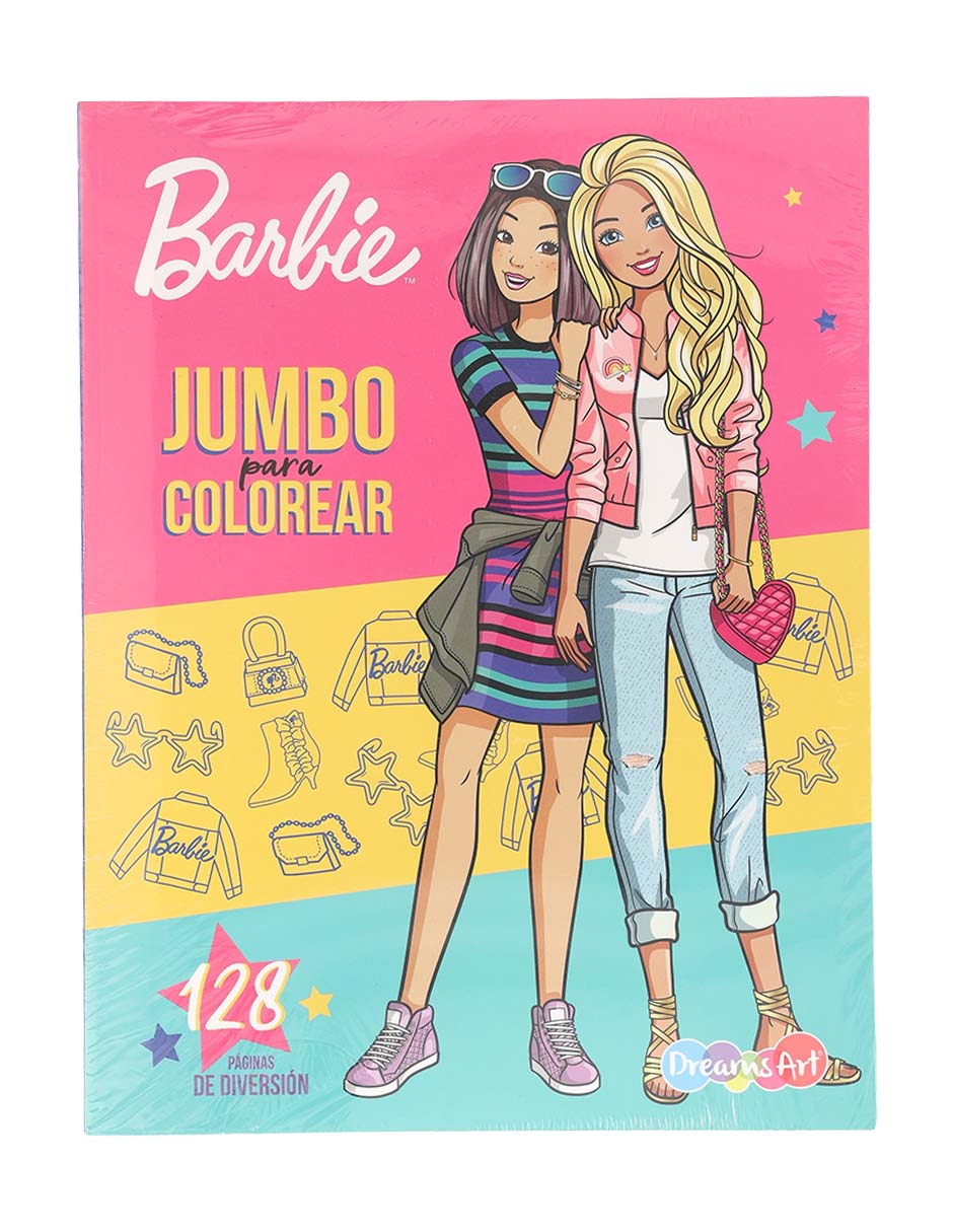 Libro Barbie jumbo para colorear de Libro Barbie jumbo para colorear de