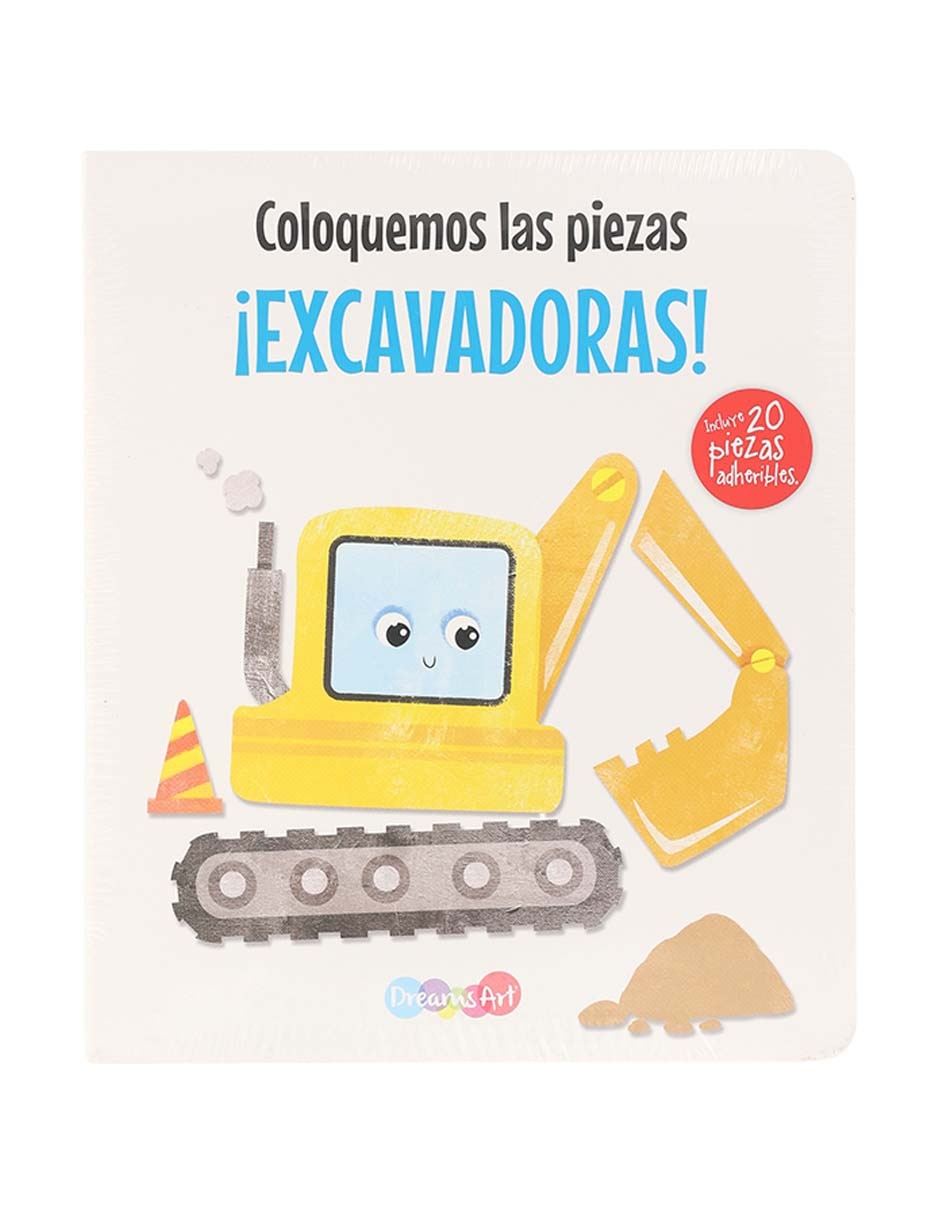 Libro Coloquemos las piezas ¡Excavadoras! de Libro Coloquemos las piezas ¡Excavadoras! de