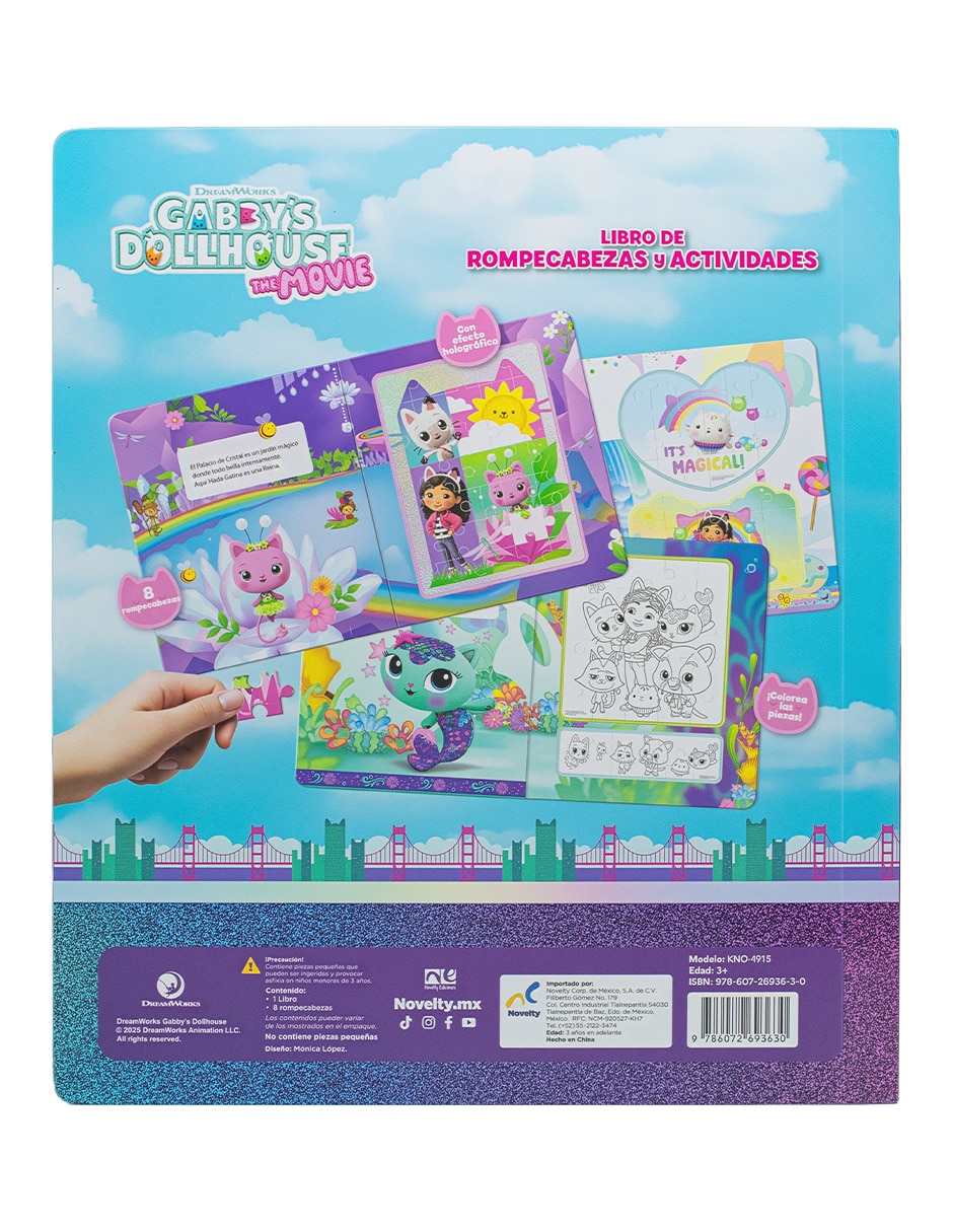Libro Libro de Actividades con Rompecabezas Gdh de Novelty Ediciones 4