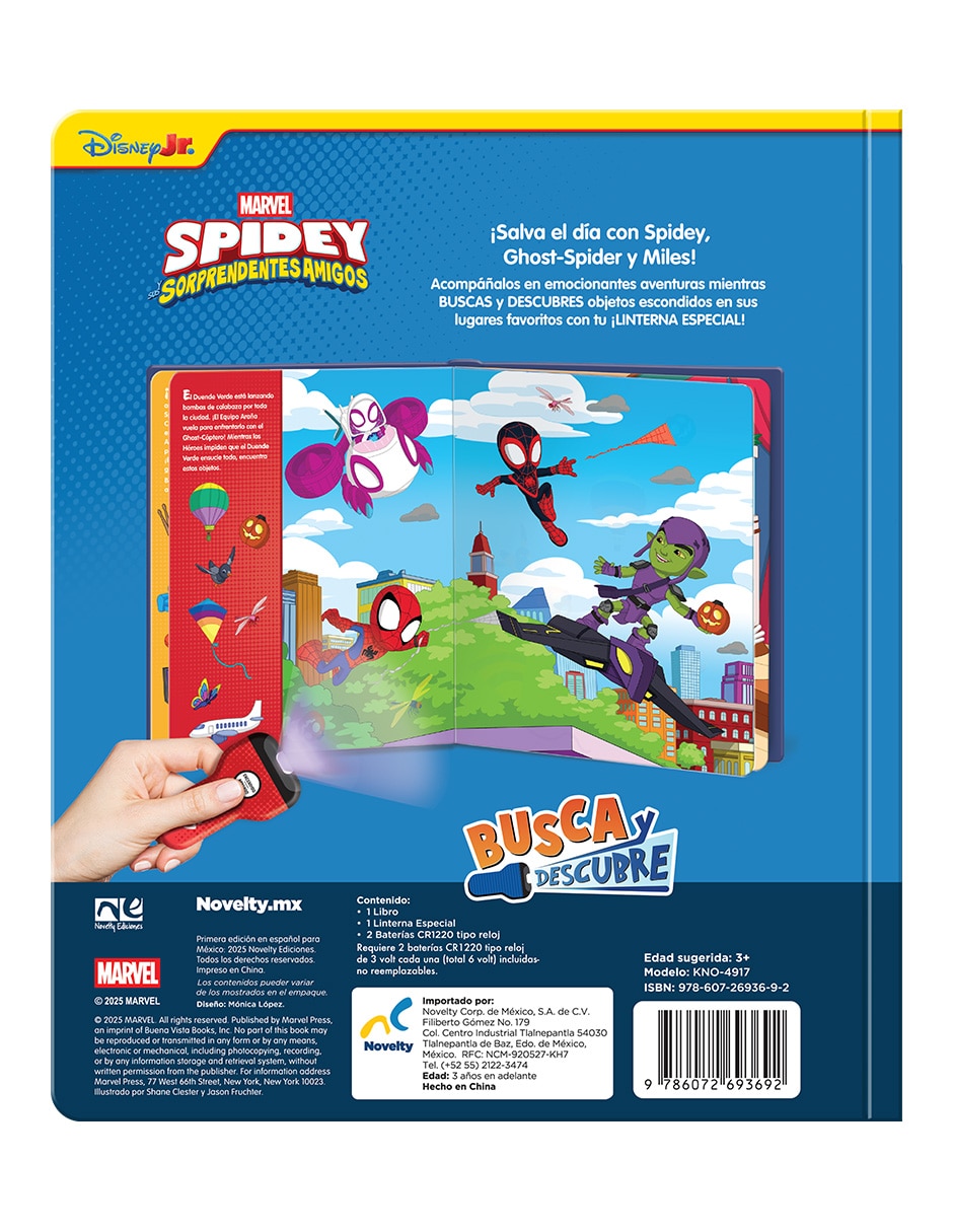 Libro Libro de Actividades Busca y Descubre Spidey de Novelty Ediciones 4