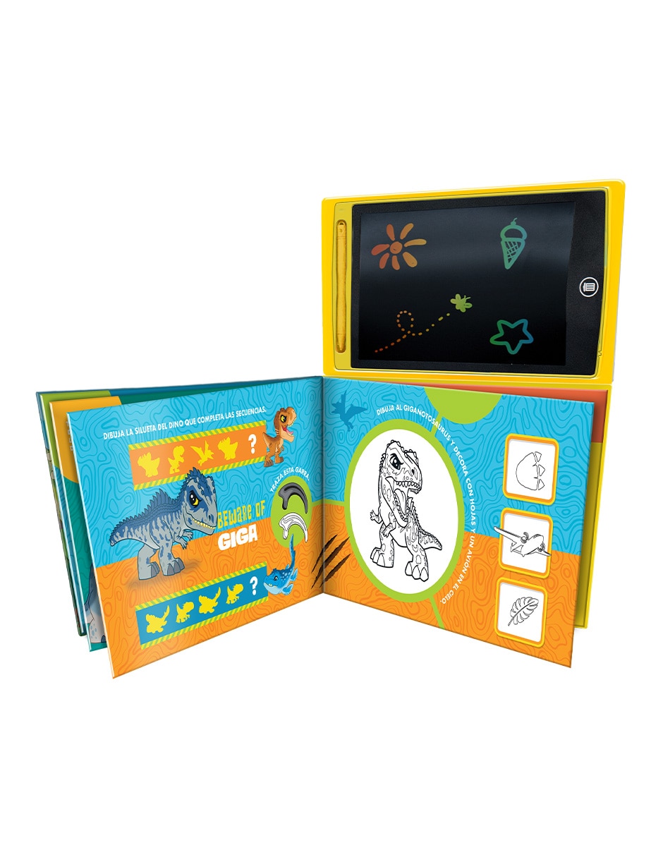 Libro Libro de Actividades con Pantalla Mágica Jurassic Explorers de Novelty Ediciones 3