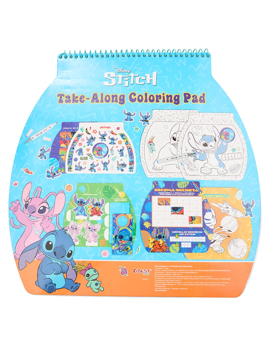 Libro Stitch Take-Along Coloring Book de Best Trading 2
