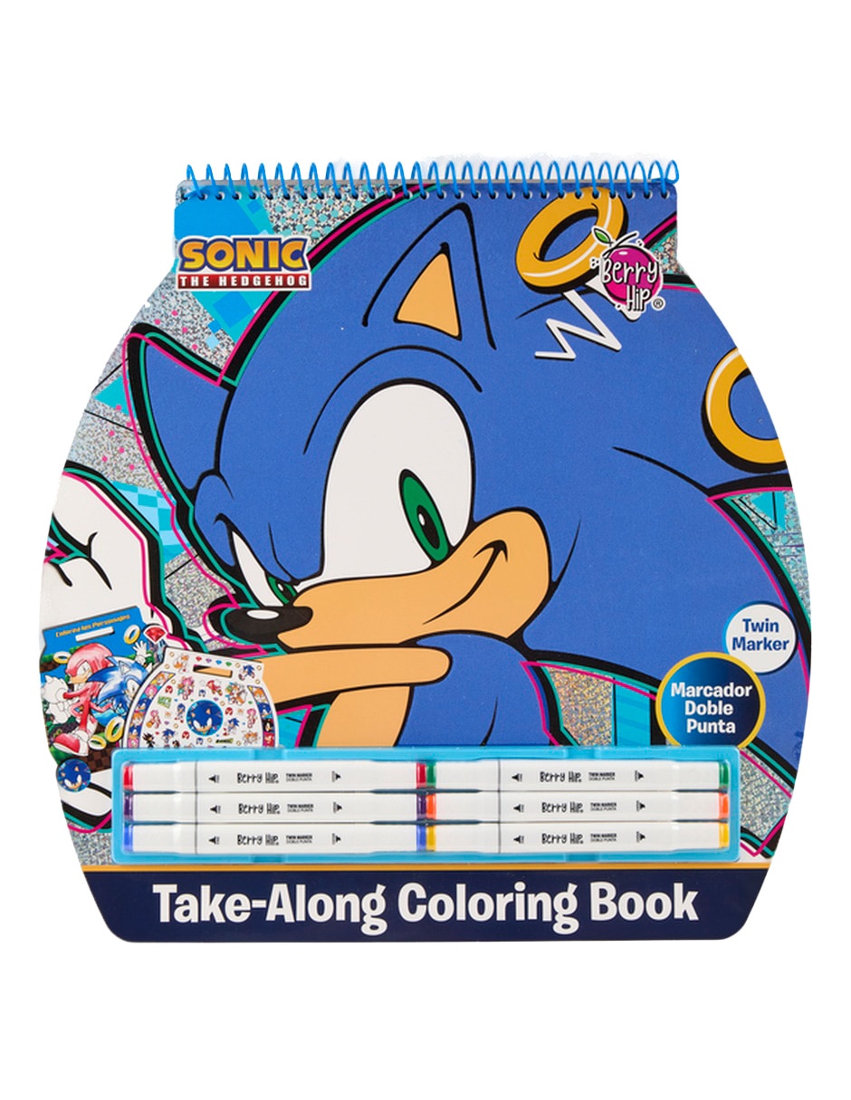 Libro Sonic The Hedgehog: Take-Along Coloring Book de Best Trading Libro Sonic The Hedgehog: Take-Along Coloring Book de Best Trading