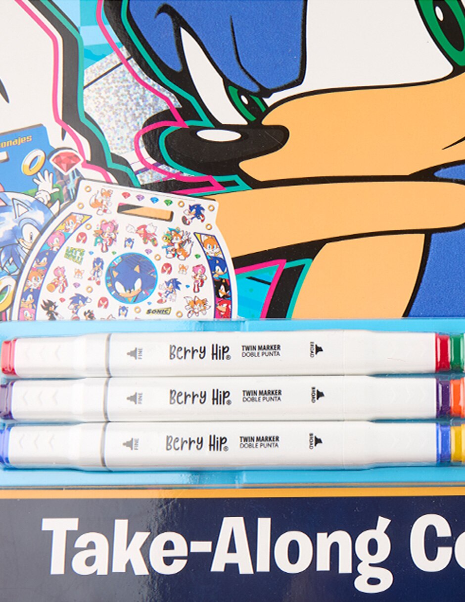 Libro Sonic The Hedgehog: Take-Along Coloring Book de Best Trading 5