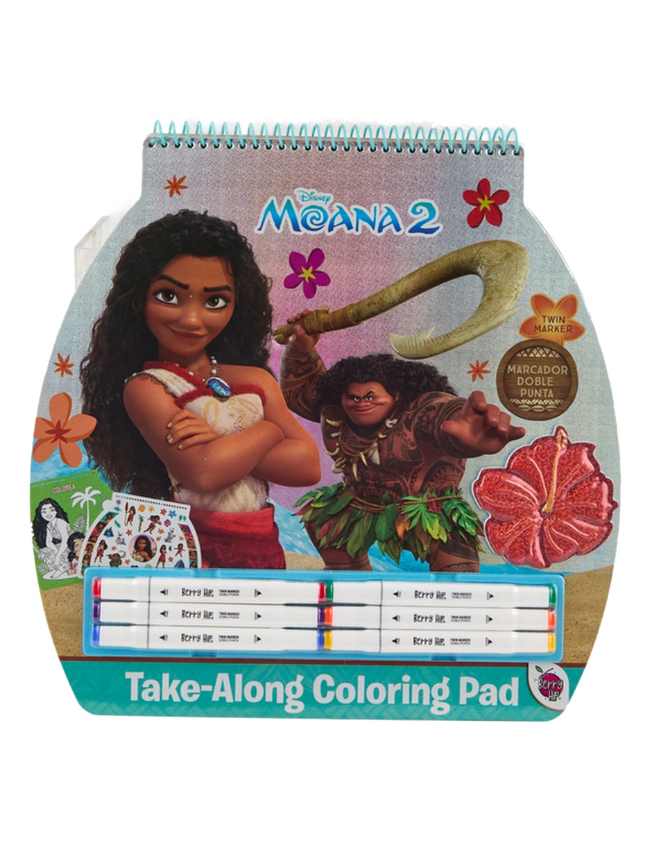 Libro Moana 2 Take-Along Coloring Book de Best Trading Libro Moana 2 Take-Along Coloring Book de Best Trading