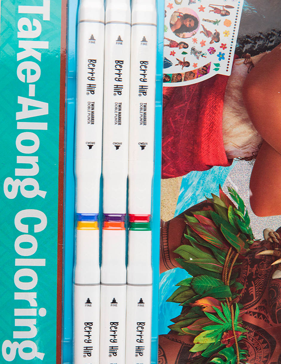 Libro Moana 2 Take-Along Coloring Book de Best Trading 5