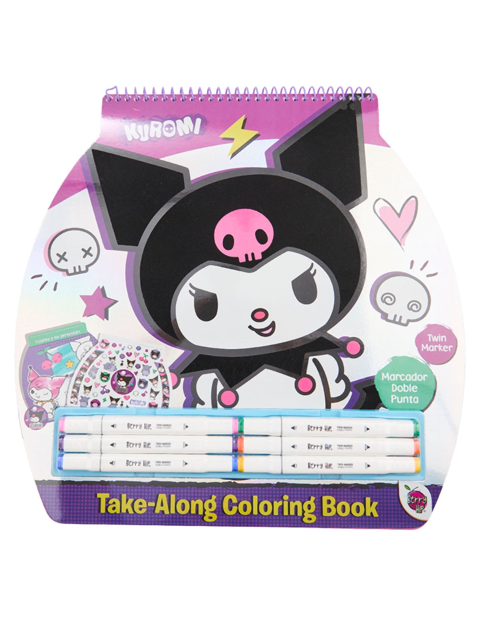 Libro Kuromi Take-Along Coloring Book de Best Trading