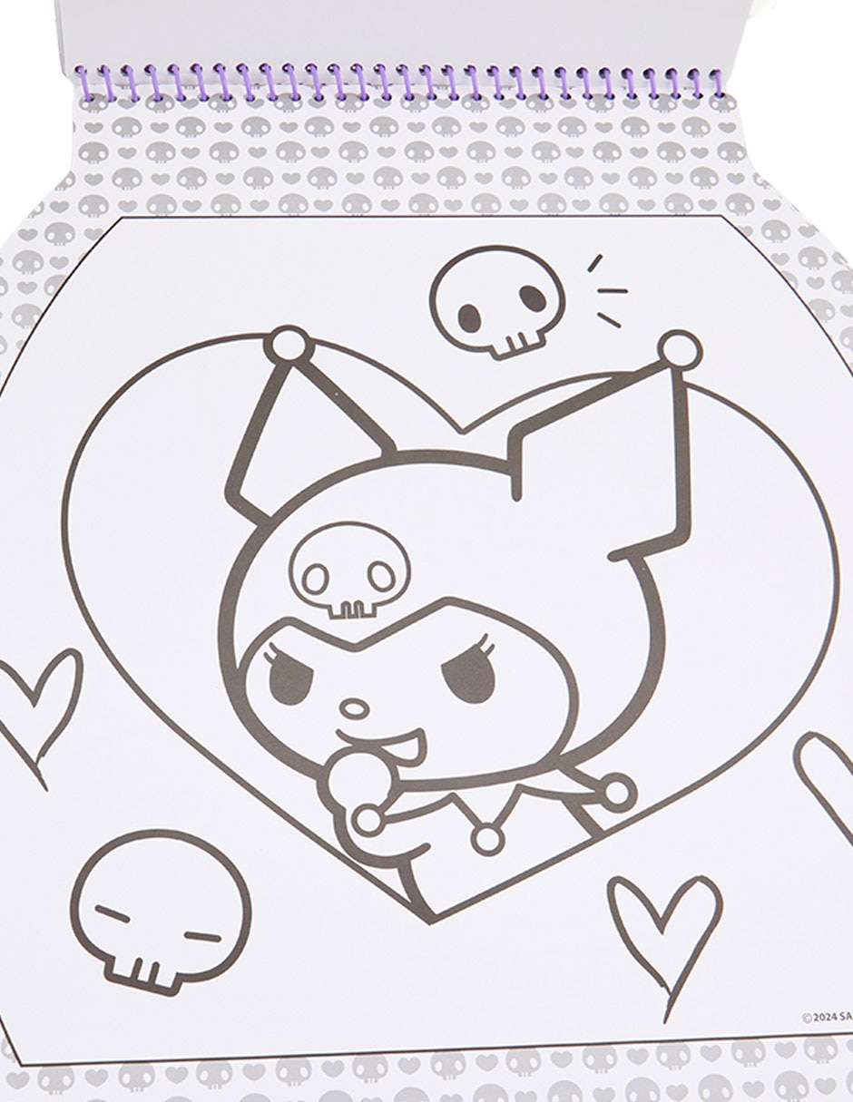 Libro Kuromi Take-Along Coloring Book de Best Trading 4