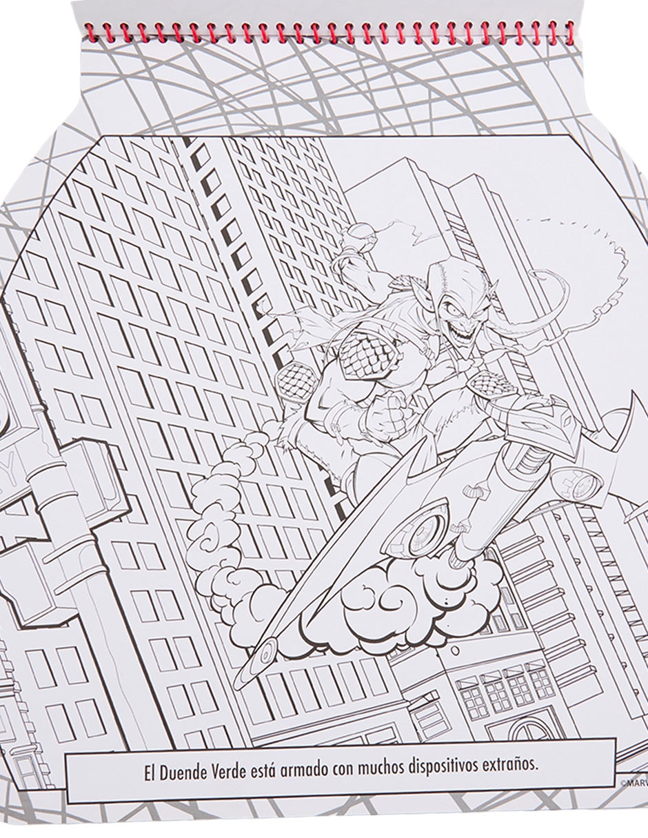 Libro Spider-Man Take-Along Coloring Book de Best Trading 4