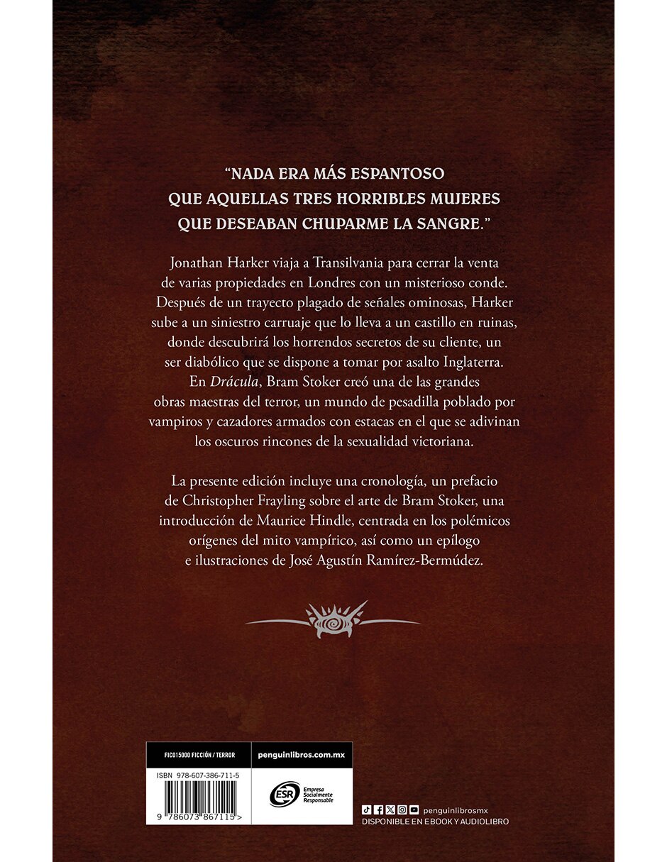Libro Dracula de Bram Stoker