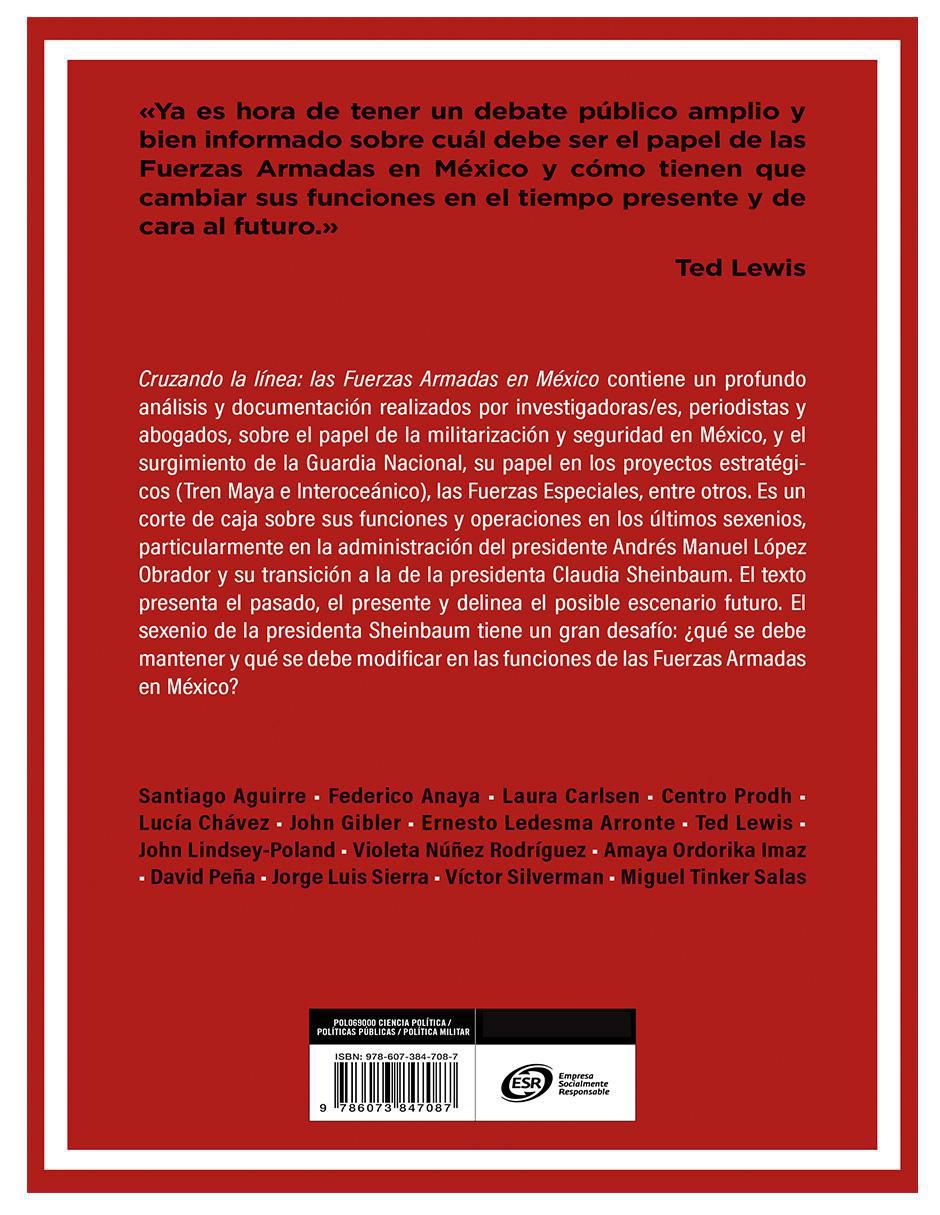 Libro Cruzando la línea de Amaya Ordorika Imaz Ted Lewis Ernesto Ledesma Arronte 3