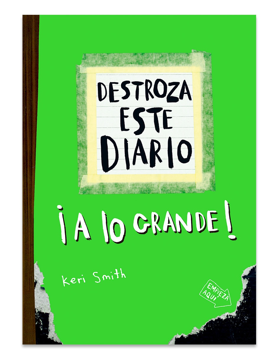 Libro Destroza Este Diario. A Lo Grande - Verde Flúor de Keri Smith