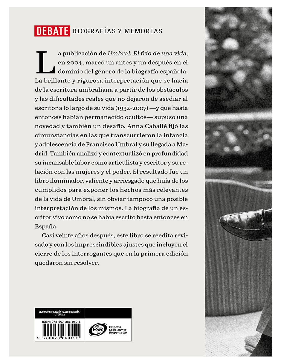 Libro Umbral. El frío de una vida de Anna Caballé