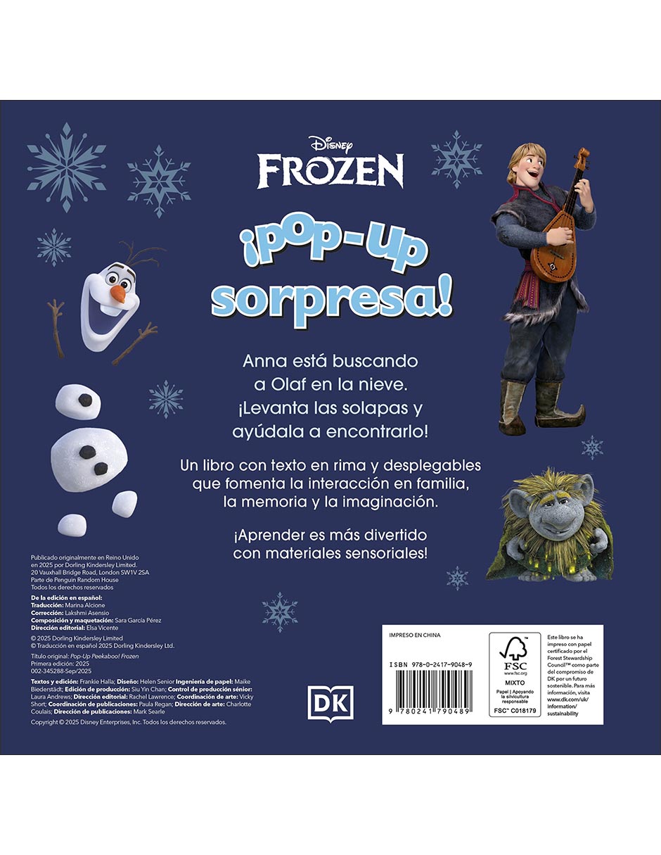 Libro Frozen ¡pop - up sorpresa! de No aplica 2
