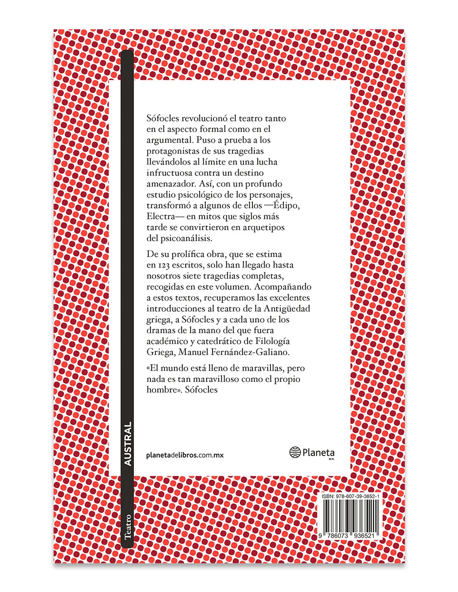 Libro Tragedias de Sofocles 2