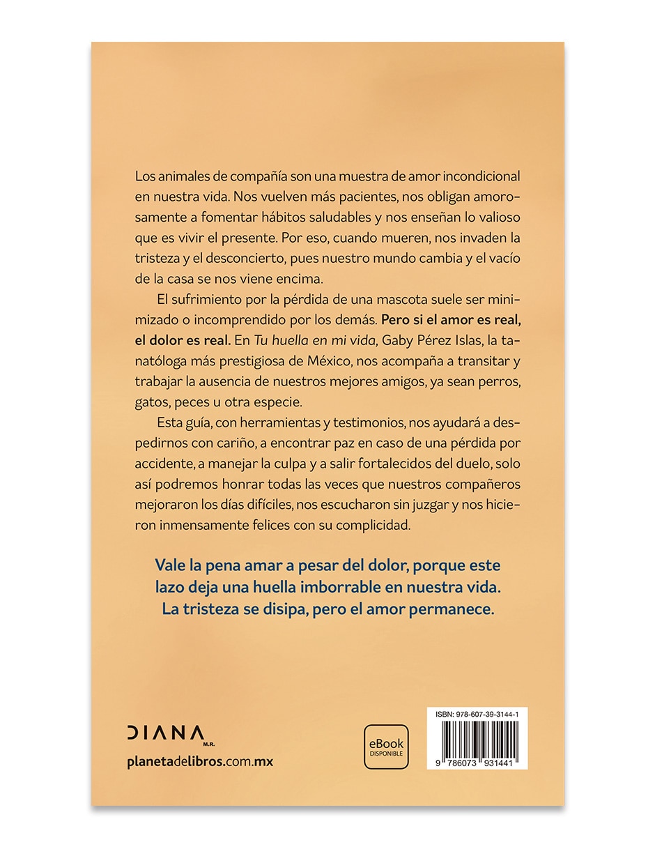 Libro Tu Huella En Mi Vida de Gaby Perez Islas 2