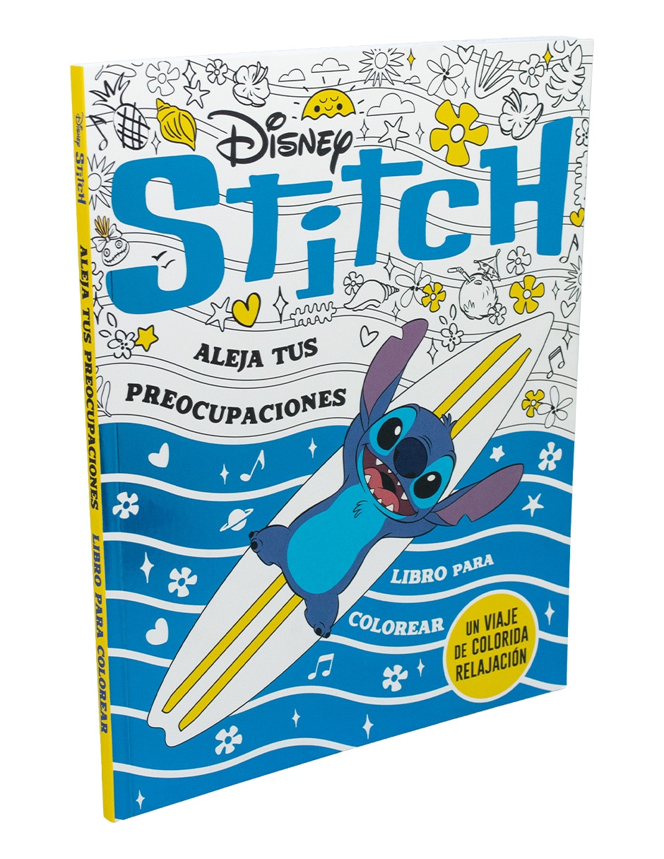 Libro Libro para colorear Disney Stitch Aleja tus preocupaciones de
