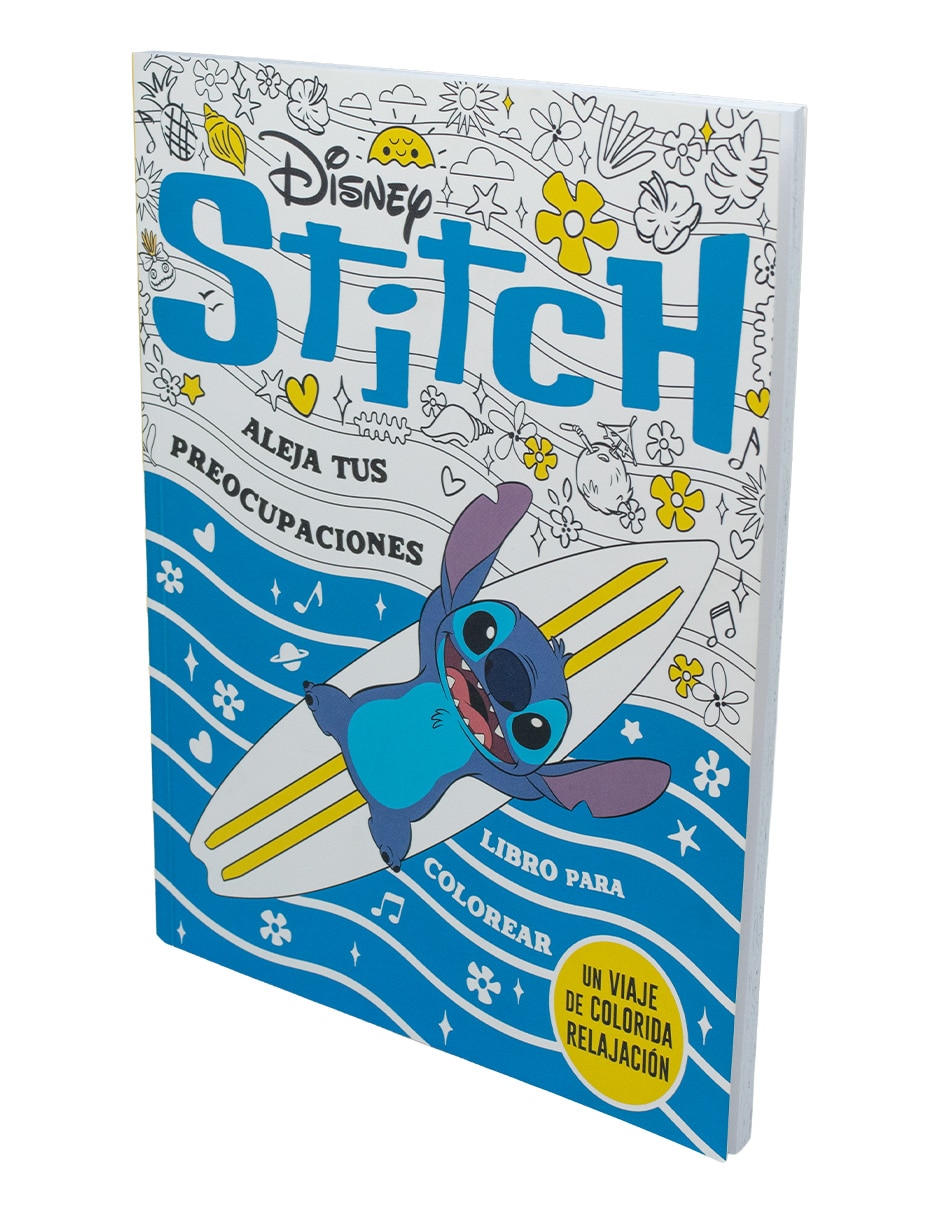 Libro Libro para colorear Disney Stitch Aleja tus preocupaciones de 2