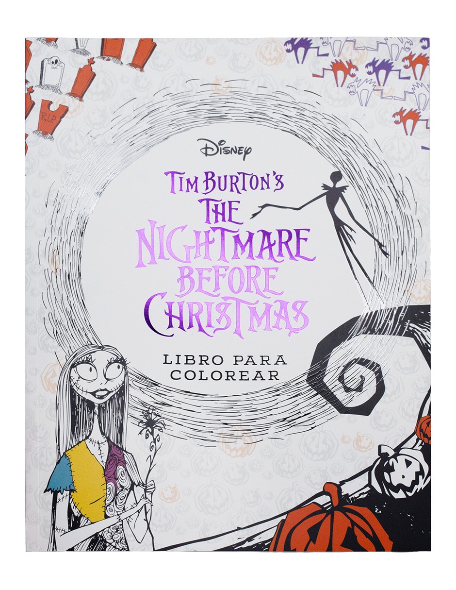 Libro Libro para colorear The Nightmare Before Christmas de EDICIONES 3