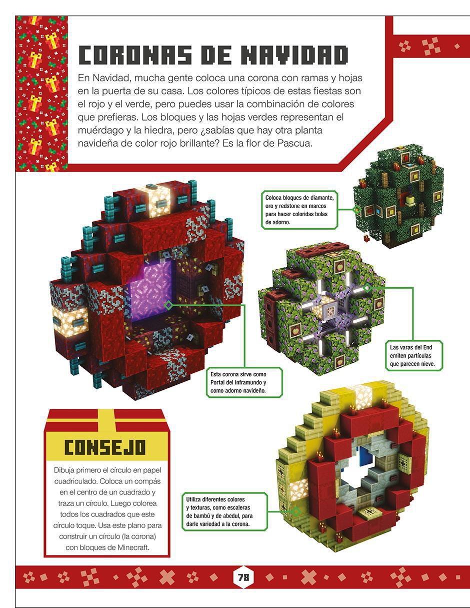 Libro Minecraft: Ideas navideñas ¡Más de 50 proyectos originales! de Dorling Kindersley