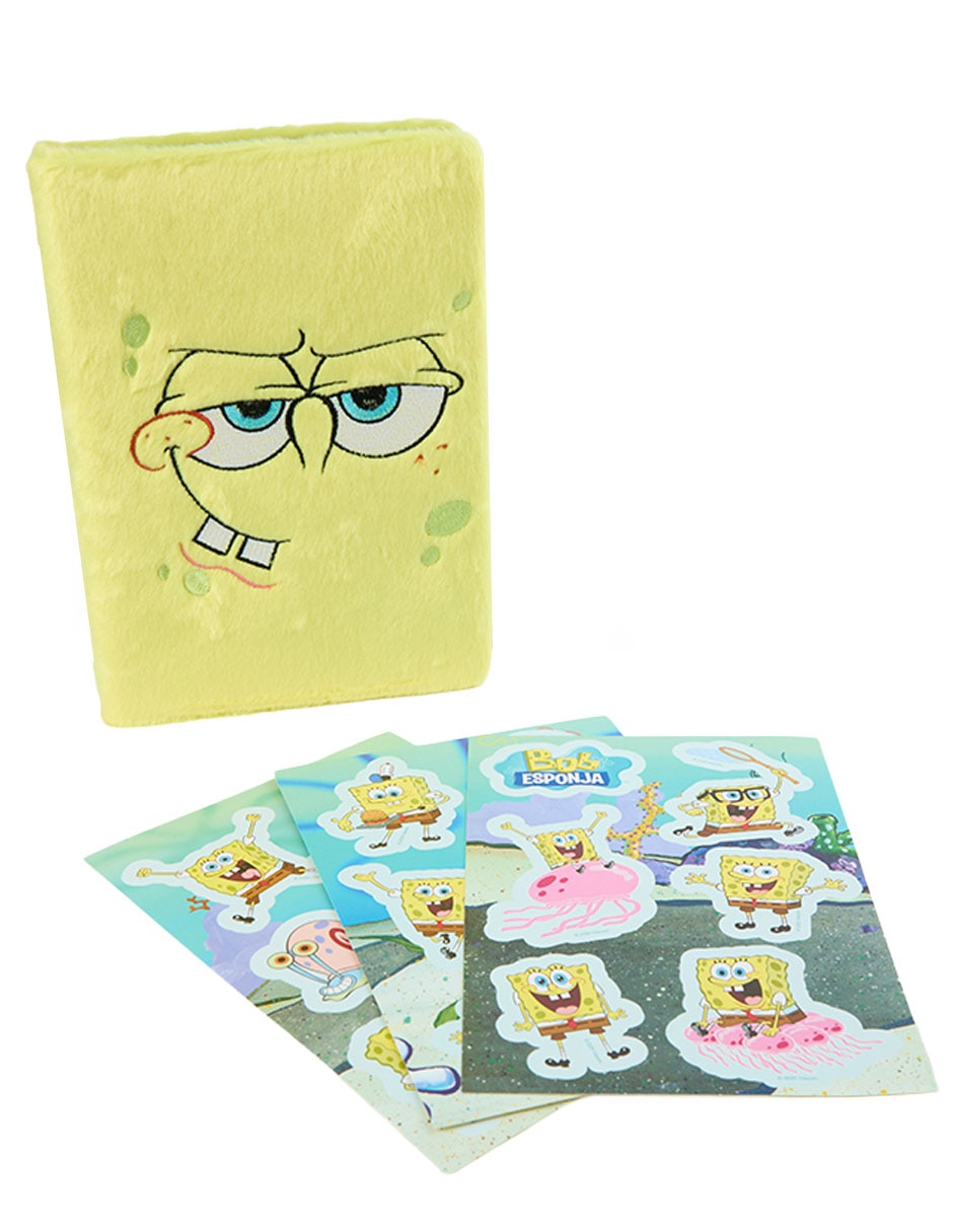 Libreta bob esponja hoja blanca 1