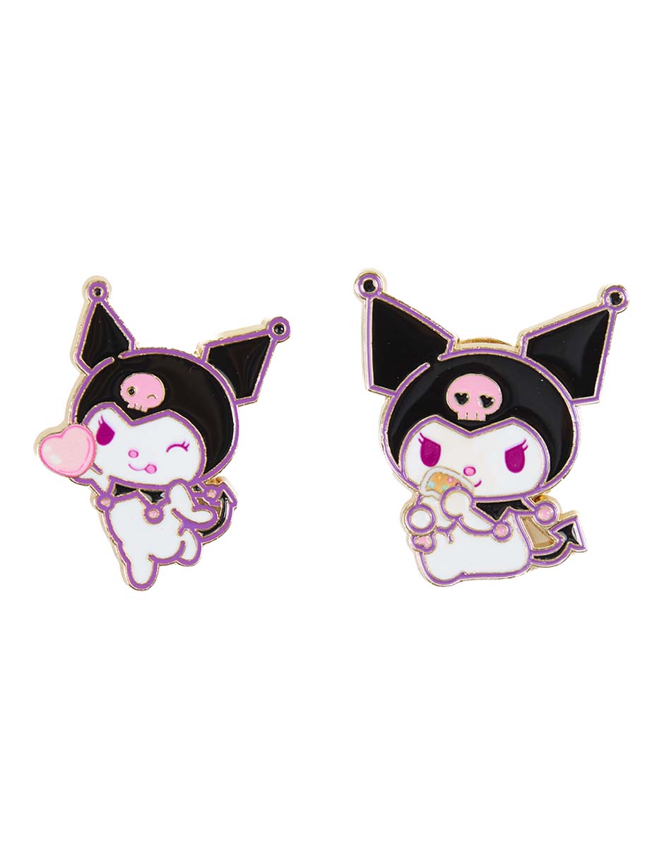Set pin de metal kuromi 1