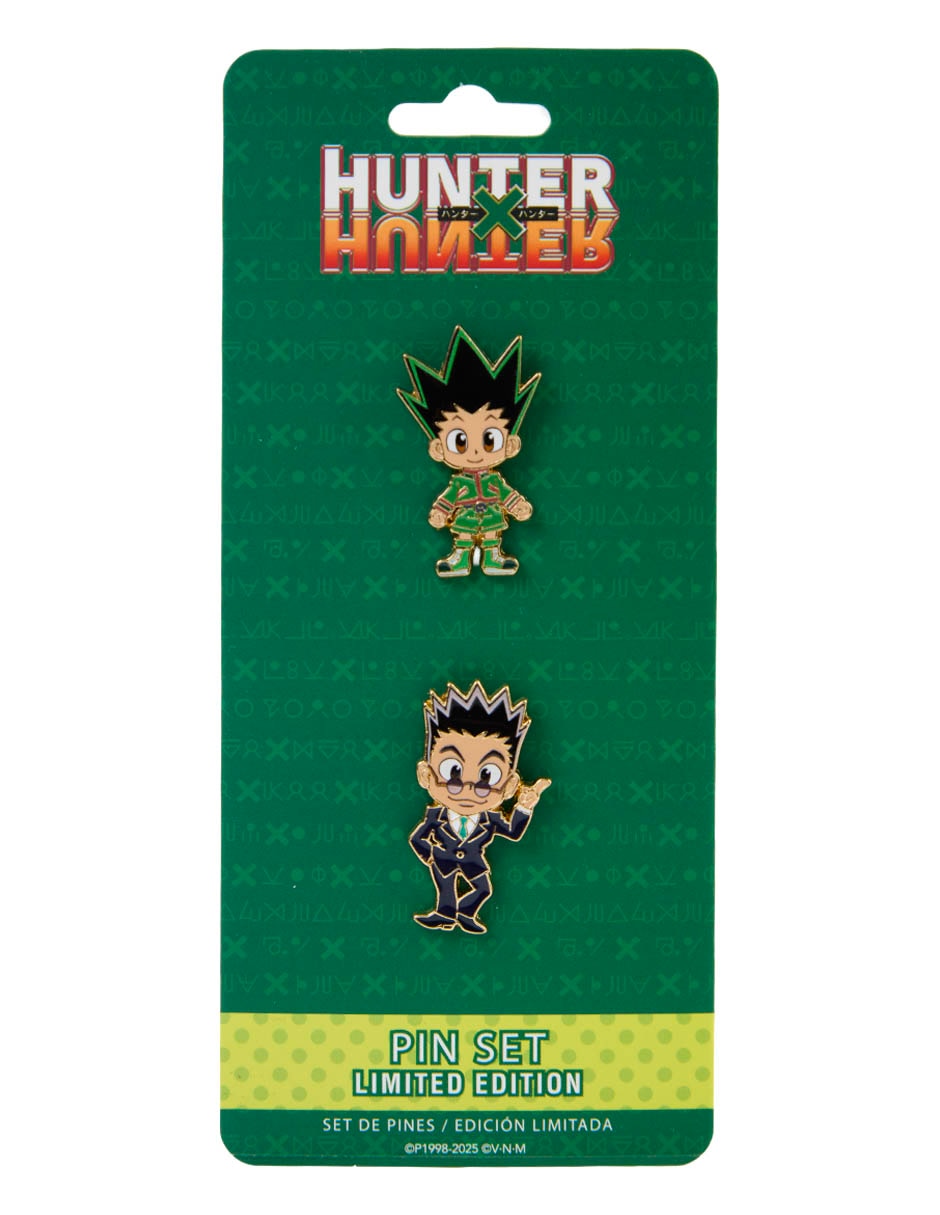 Set pin de metal gon freecss Set pin de metal gon freecss