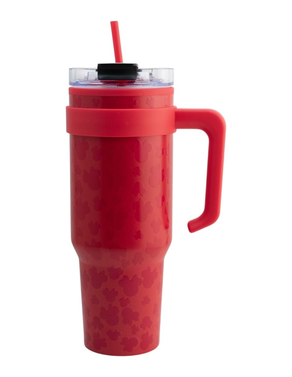 Termo de acero inoxidable Minnie con tapa rosca 1.2 L 1
