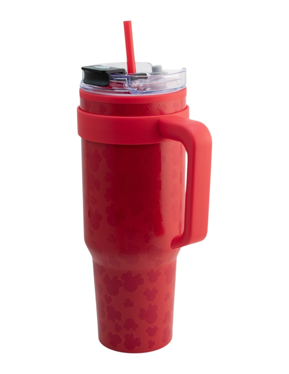 Termo de acero inoxidable Minnie con tapa rosca 1.2 L 2