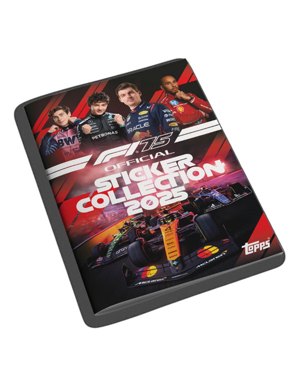 Álbum con estampas Topps de Fórmula 1
