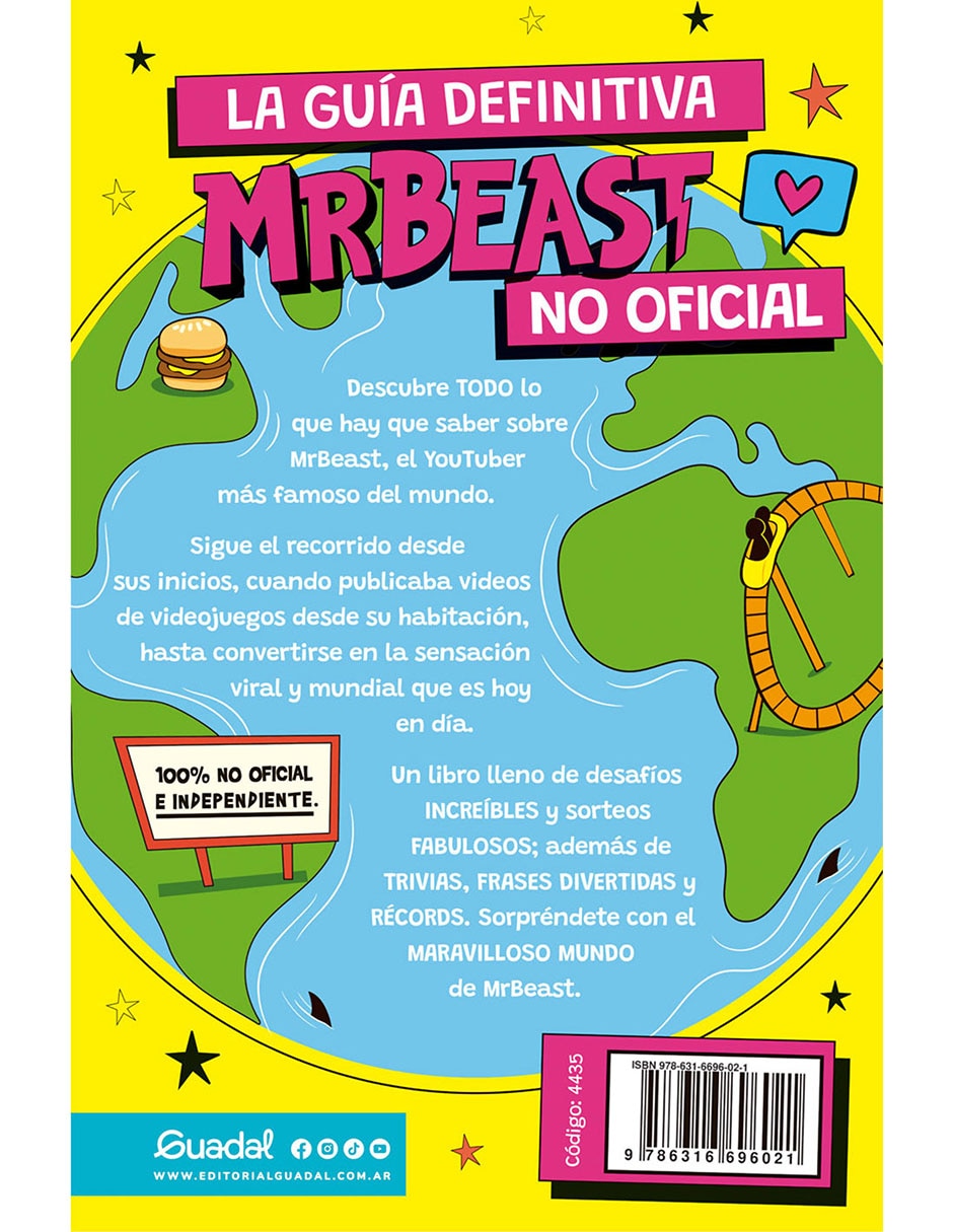 Libro El Mundo De Mr. Beast De Editorial Guadal Libro El Mundo De Mr. Beast De Editorial Guadal