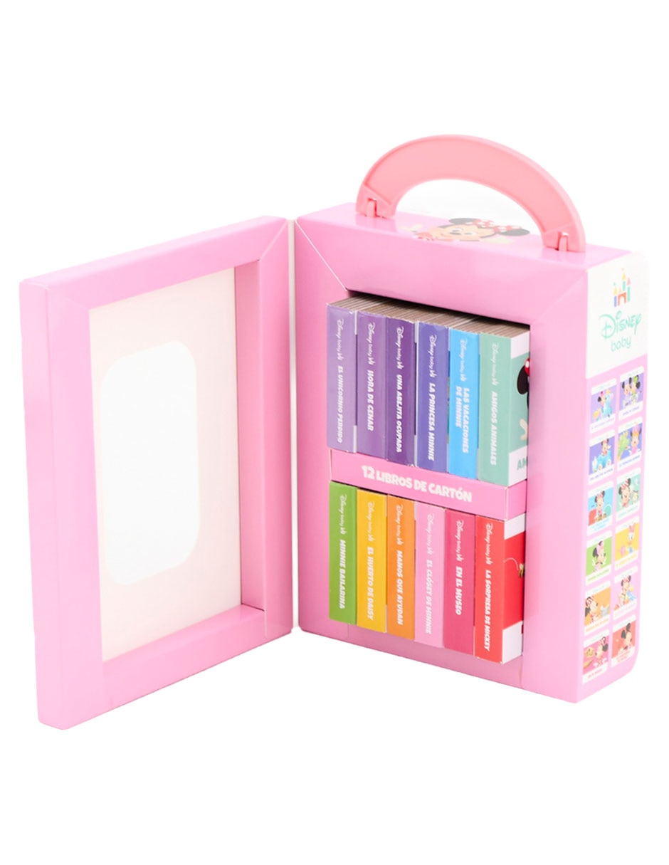 Estuche con libros Mi Primera Biblioteca Disney Baby Minnie y sus amigos de Pi Kids 7