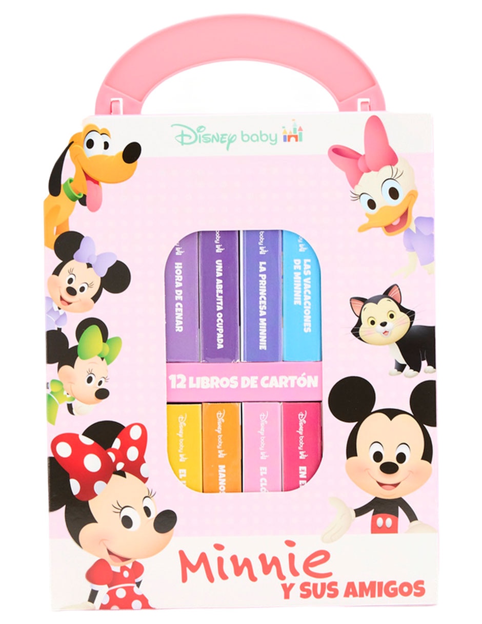 Estuche con libros Mi Primera Biblioteca Disney Baby Minnie y sus amigos de Pi Kids 1