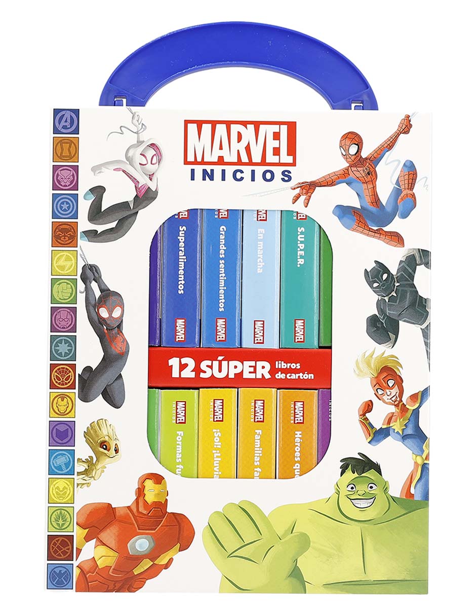 Estuche con libros Marvel Inicios de Pi Kids