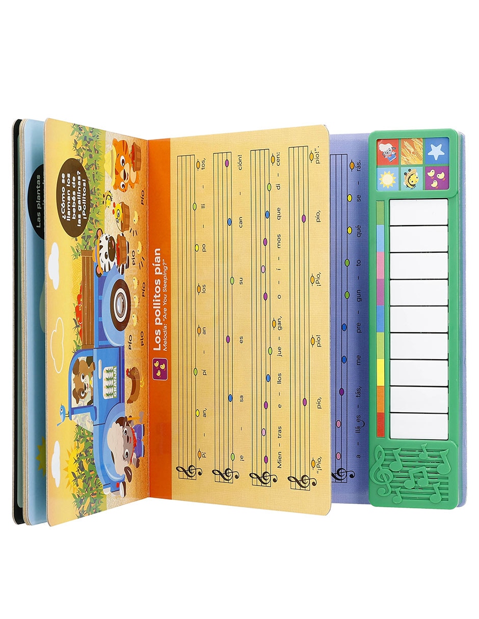 Libro Baby Einstein ¡Puedo tocar canciones de la granja! de Pi Kids
