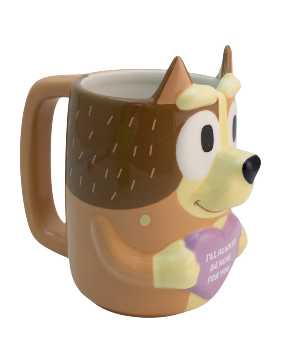 Taza de colección regalos siglo XXI bingo bluey san valentin