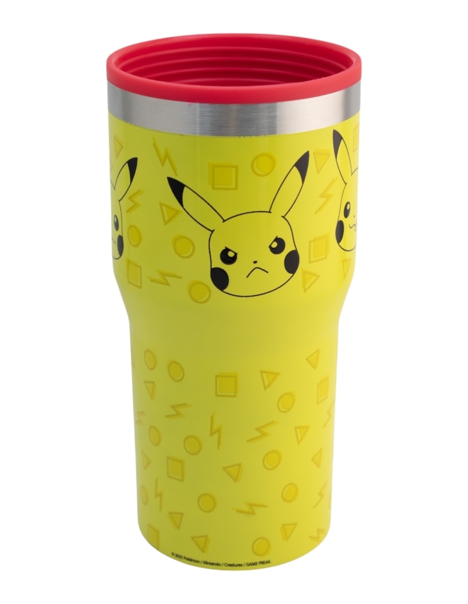 Termo de acero inoxidable pokémon con tapa rosca 650 ml 2