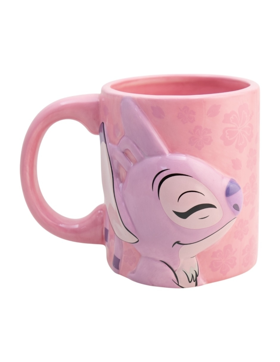 Set de tazas de colección disney stitch y ángel 4