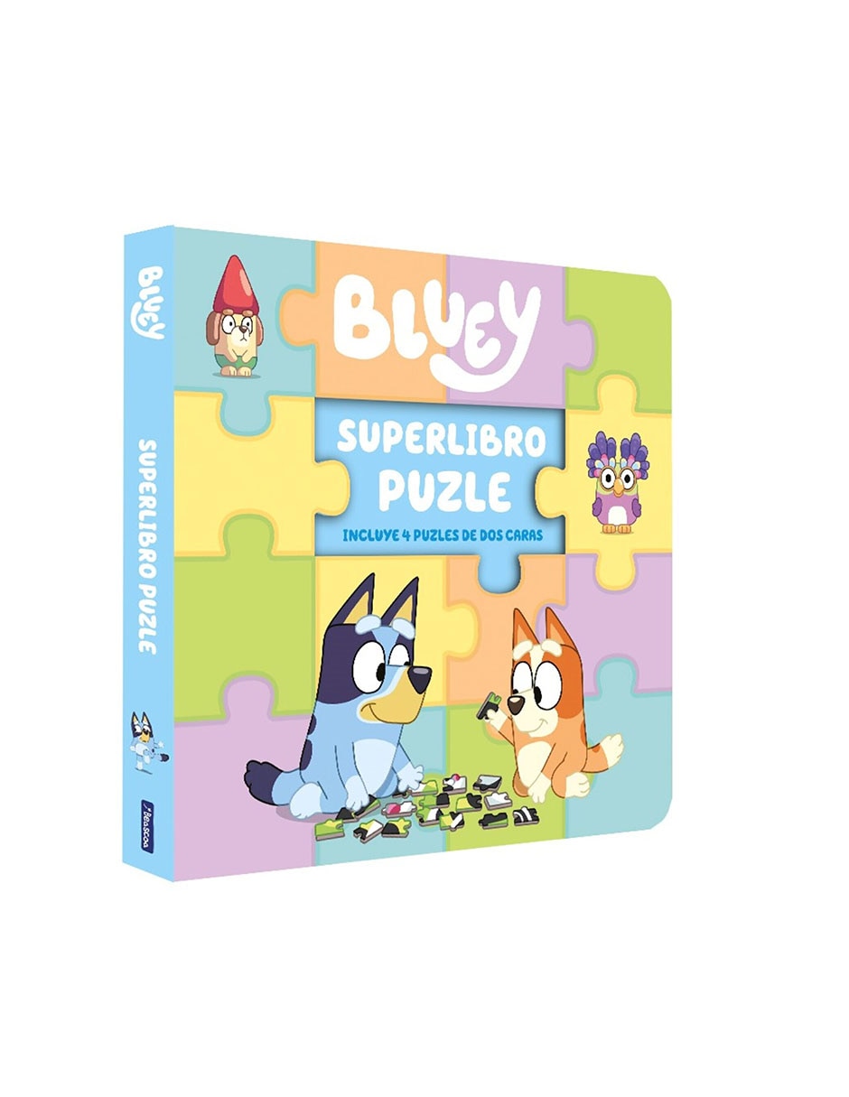 Libro Bluey super libro rompecabeza de Bluey