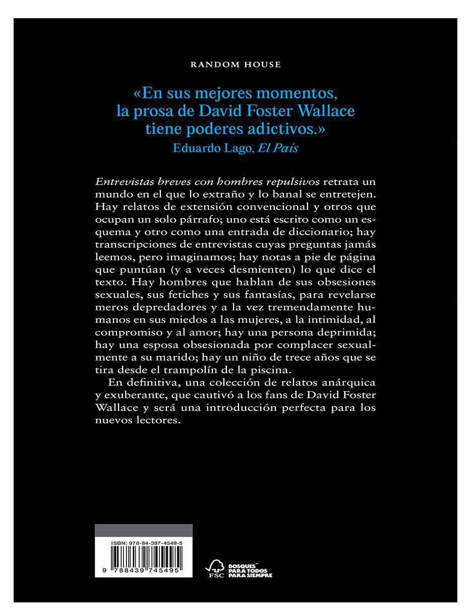 Libro Entrevistas breves con hombres repulsivos de Random House/Beascoa 2