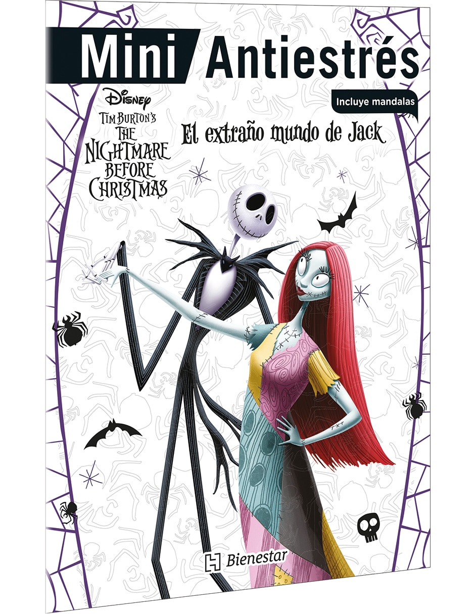 Libro Mini Arte Antiestrés: El Extraño Mundo De Jack de Ediciones Larousse