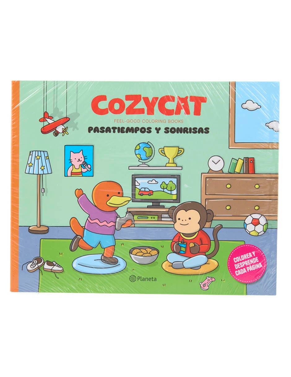Libro Cozy cat 9 pasatiempos y sonrisas de Estudio Pe Sac Libro Cozy cat 9 pasatiempos y sonrisas de Estudio Pe Sac