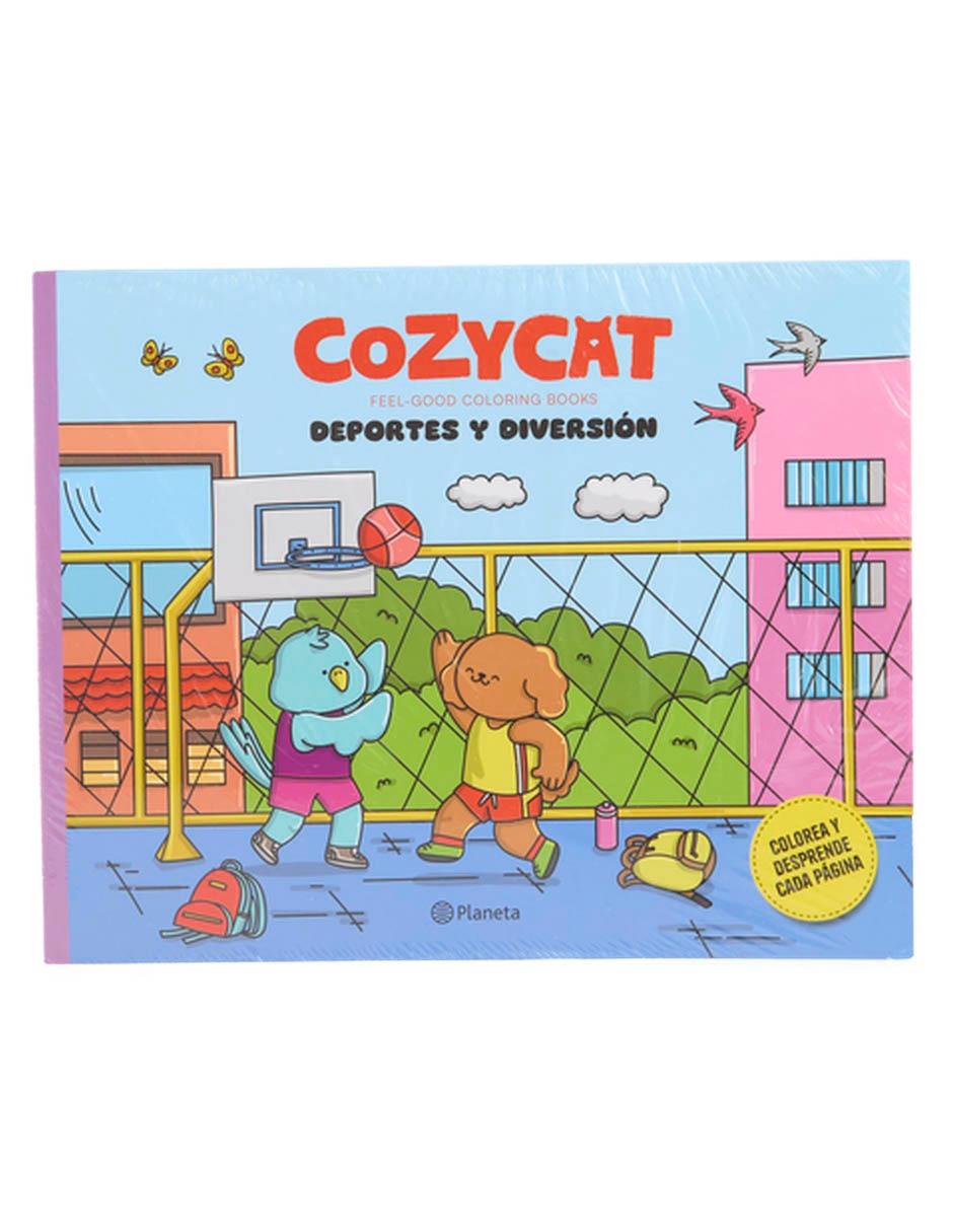 Libro Cozy cat 10 deportes y diversion de Estudio Pe Sac