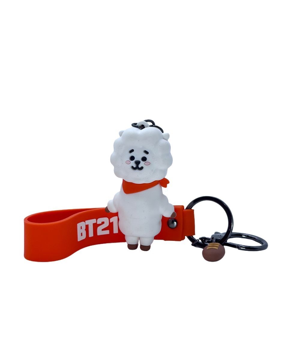 Llavero bt21 bts de plástico y metal
