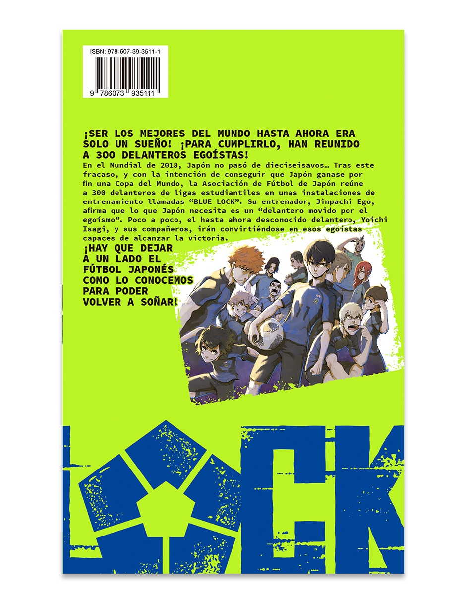 Manga Blue Lock Nº 01