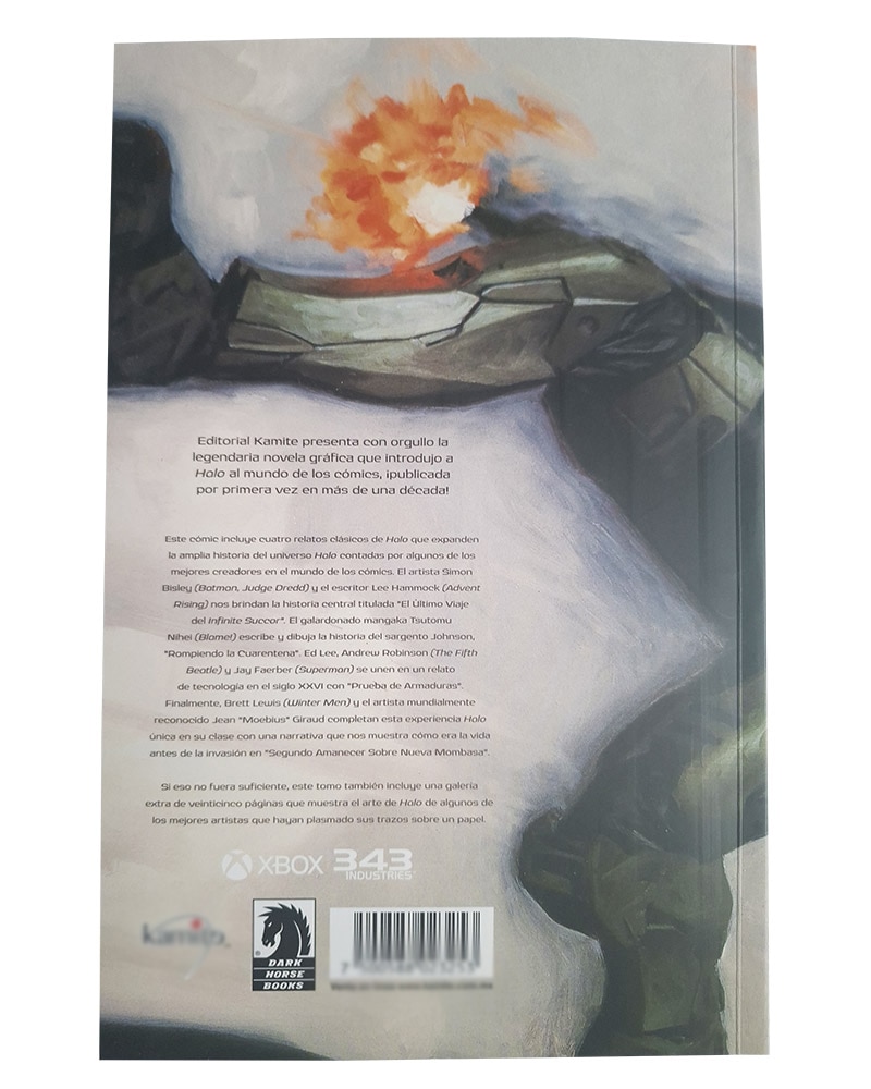 Libro Halo Novela Gráfica de Brett Lewis/ Ed Lee/ Jay Faerber/ Lee Hammock/ Tsutomu Nihei/ Moebius